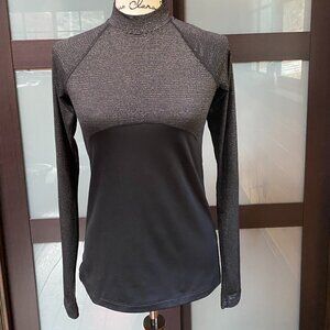 Nike PRO DRI-FIT  Long Sleeve Mock Neck Sparkle Top - Size S